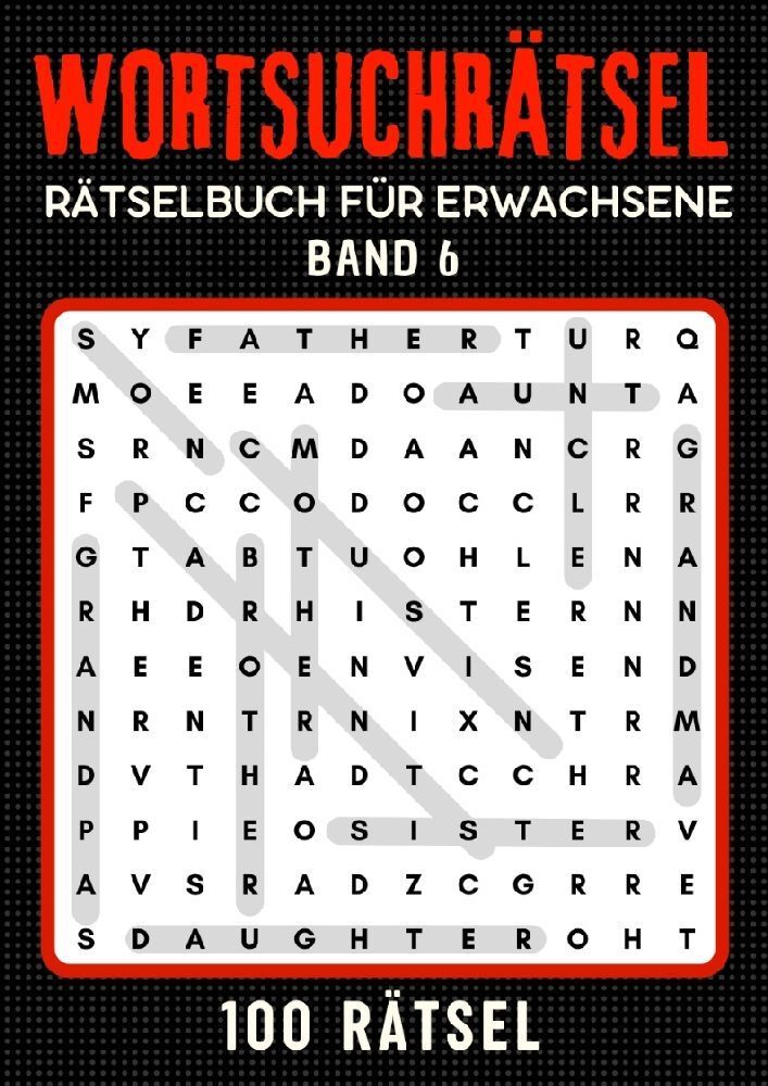 Wortsuchrätsel Rätselbuch - Band 6
