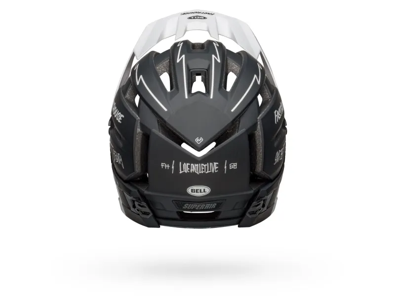 Bell Helmets Super Air R Spherical, Lukket hjelm, I-form konstruktion, Hjelmvisir, Mat