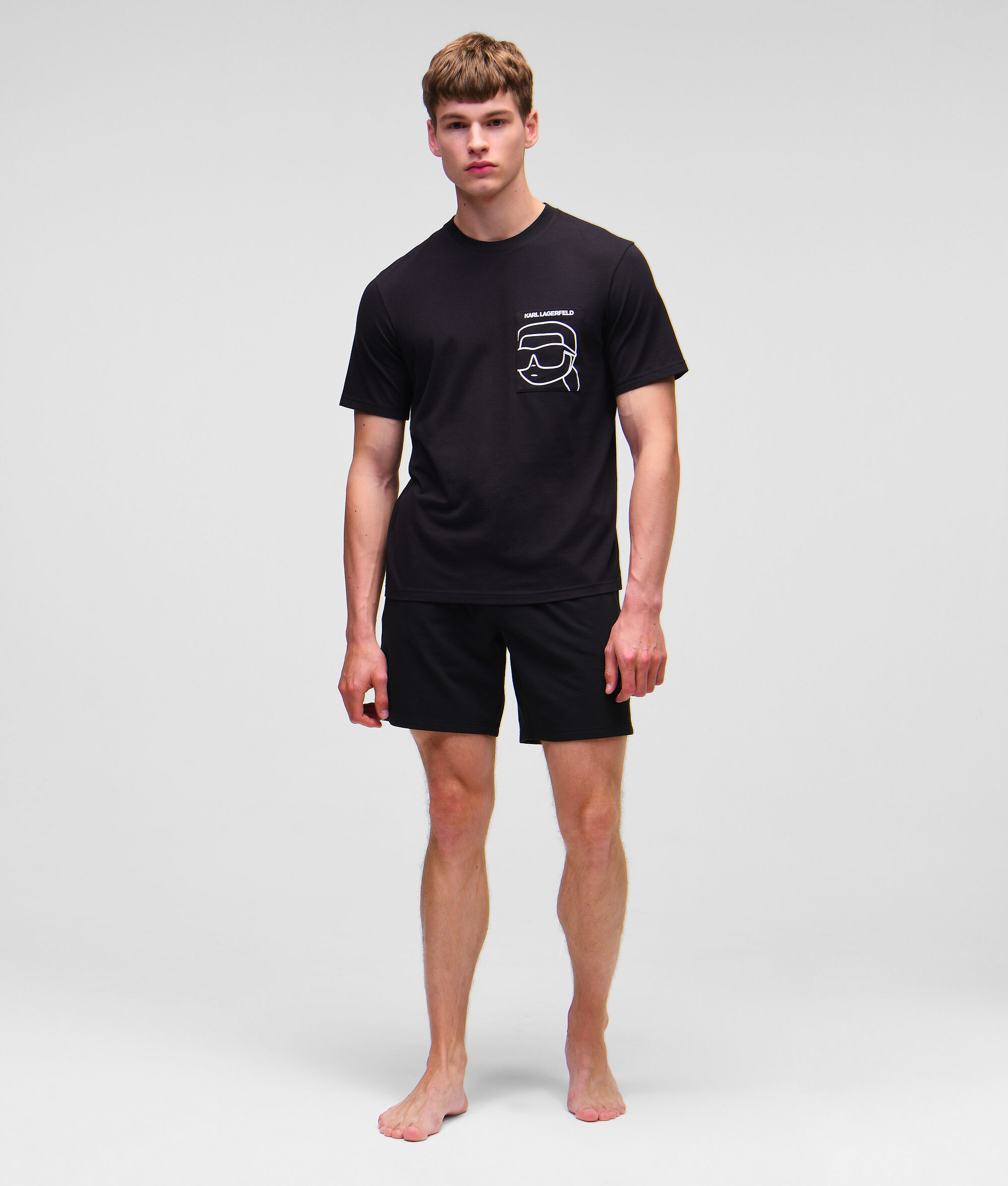 ENSEMBLE SHORT ET T-SHIRT KARL IKONIK