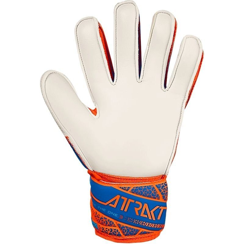 Reusch Gants de Gardien Attrakt Solid GK:LAB - Orange/Bleu Enfant