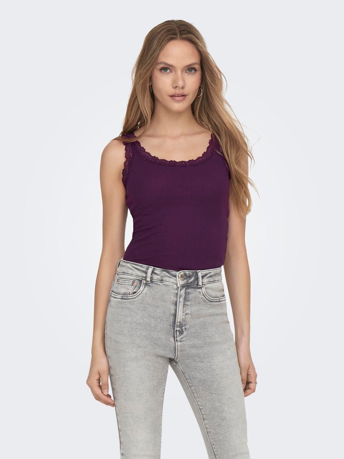 ONLXENA Top Italian Plum