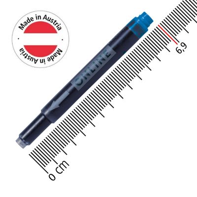 Kombi - Cartouches d'encre rouge pour stylos plume standard et stylos plume Lamy