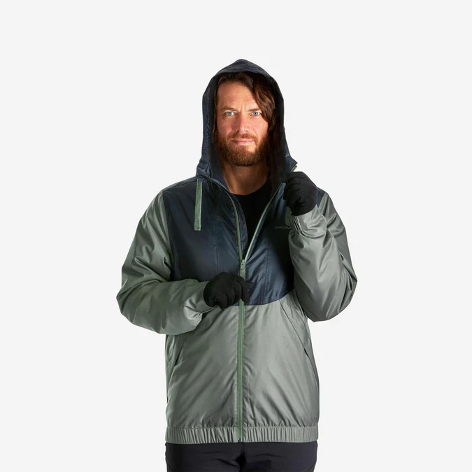 Decathlon Quechua - Jaqueta de inverno impermeável masculina Quechua SH100