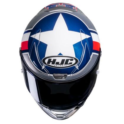 Casque Hjc RPHA 1 - BEN SPIES SILVERSTAR - Bleu / Rouge