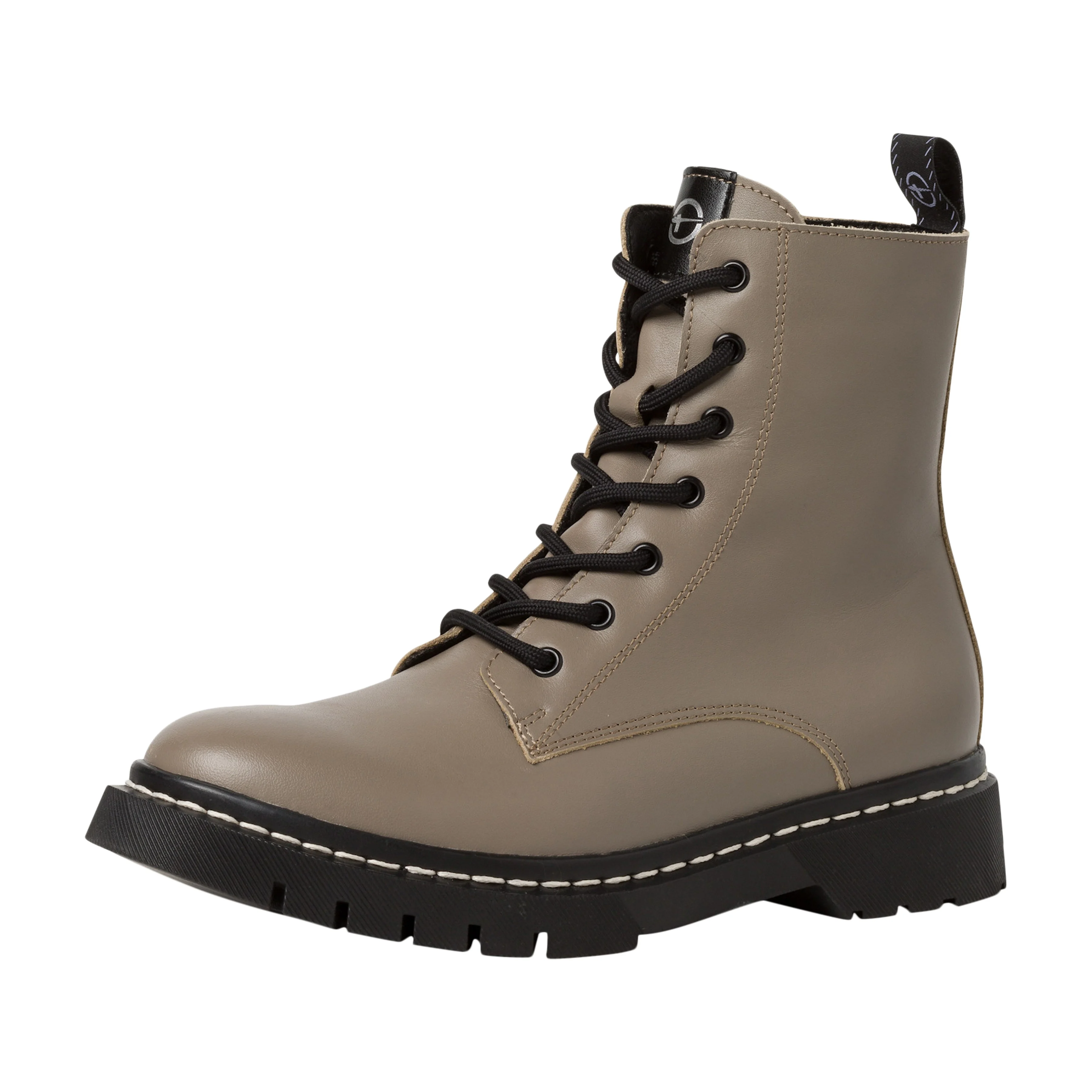 Bottine cuir | Gris