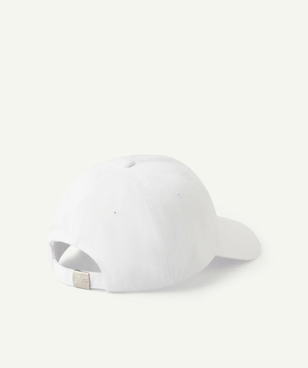 NEW BALANCECASQUETTE EN COTON BLANC AVEC LOGO NOIR