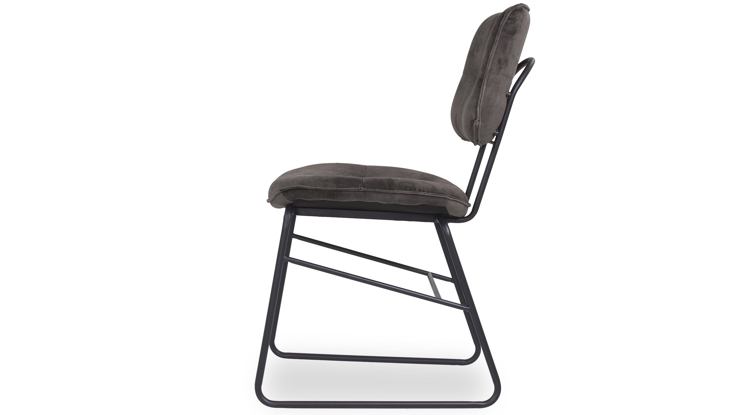 Eetstoel Antraciet IH-50.037 Dez B49 x D60 x H87 cm