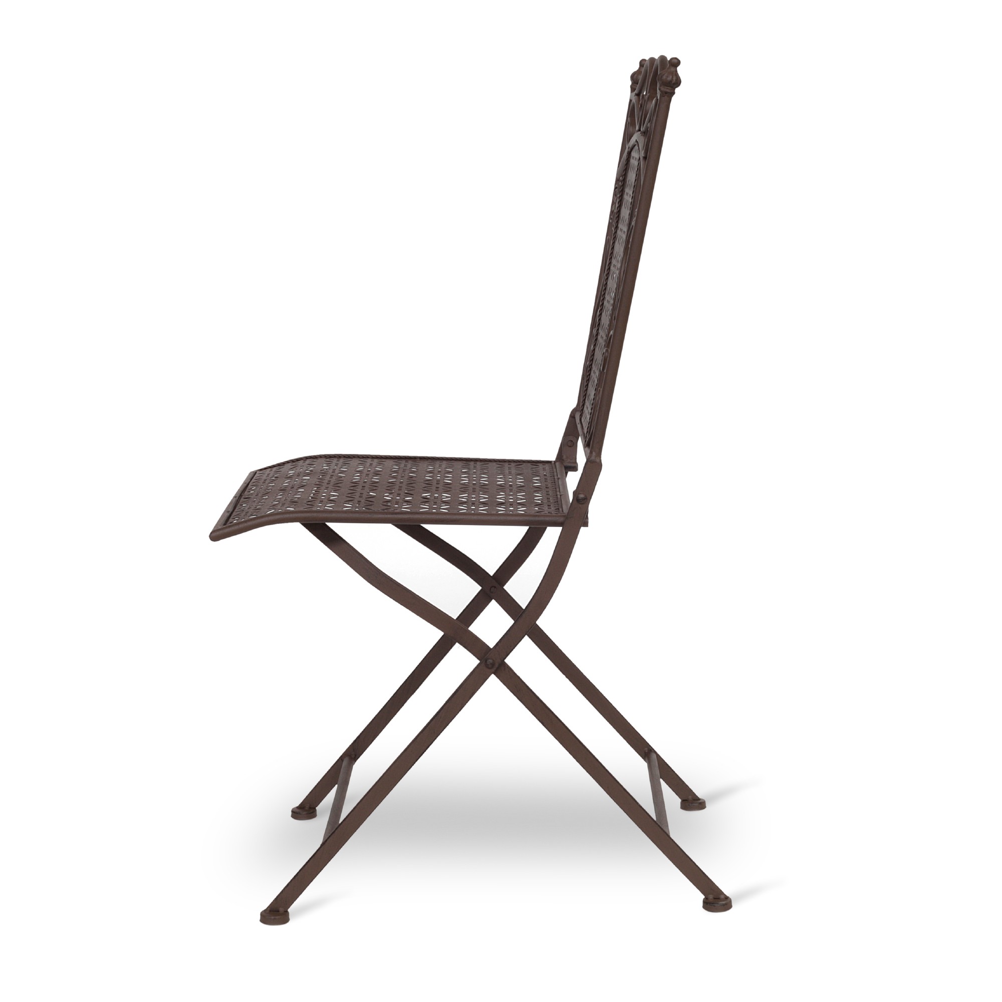 Eisenstuhl 'Antoinette', grau, T 38 cm, B 39 cm, H 93 cm günstig bestellen