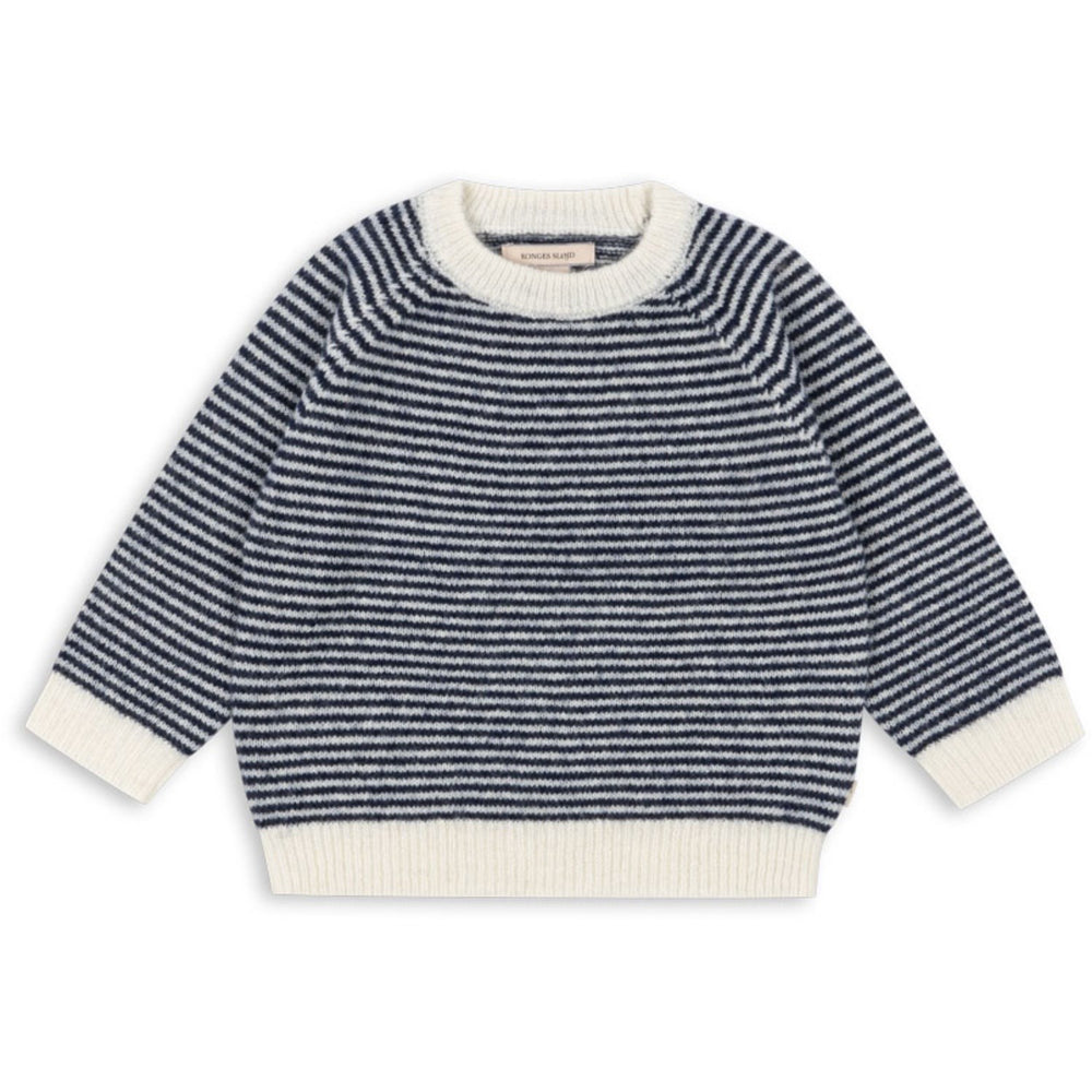 Køb Konges Sløjd Ensign Blue/Buttercream Berle Strik Sweater