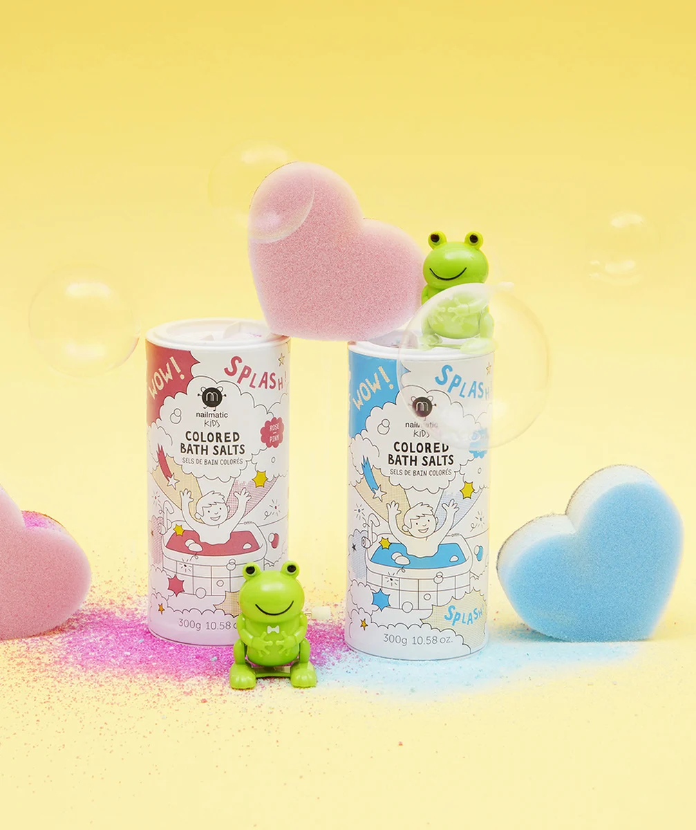 NAILMATIC– LES SELS DE BAIN MOUSSANTS ET COLORÉS BLEU