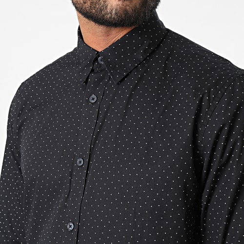 Chemise Manches Longues Marcel Noir