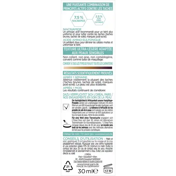Bright Reveal Niacinamid Dark Spot Serum