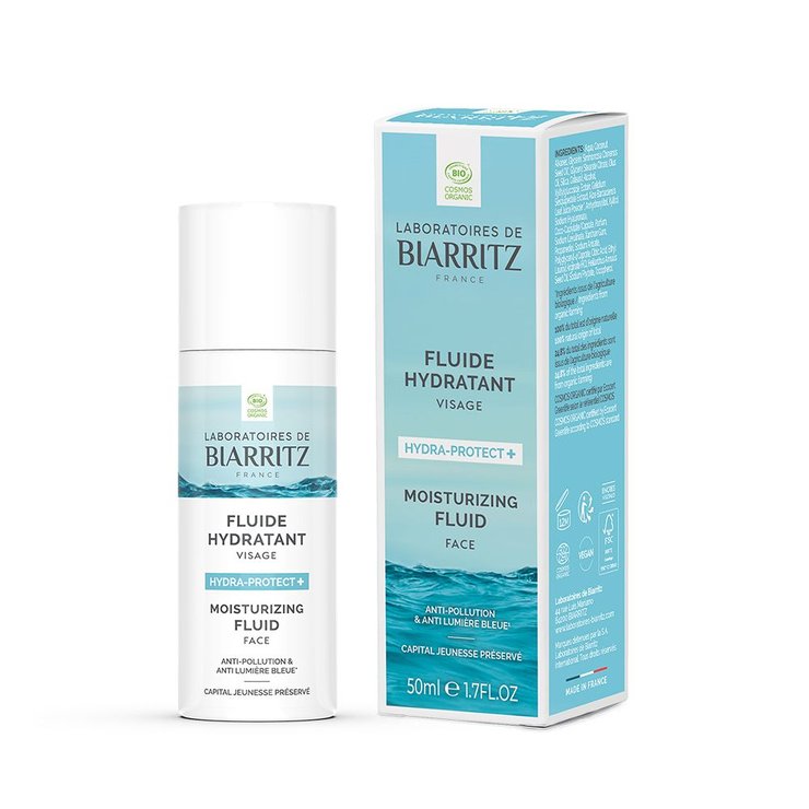 Fluide Hydratant Visage Bio 50ml Hydra Protect + Laboratoires De Biarritz