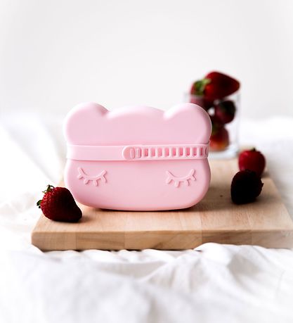 We Might Be Tiny Snackbox - Bär - Silikon - Pink