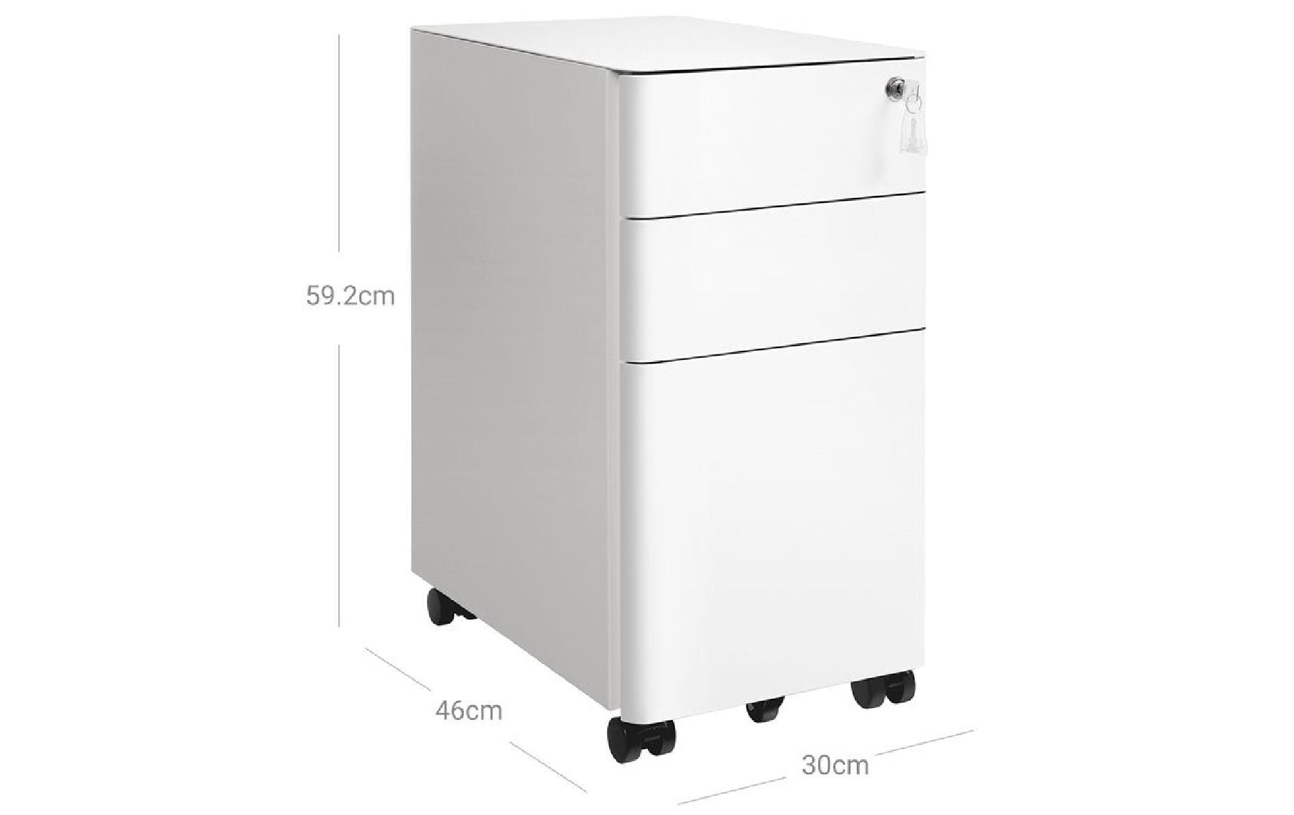 SONGMICS Rollcontainer »OFC030W01 Weiss«