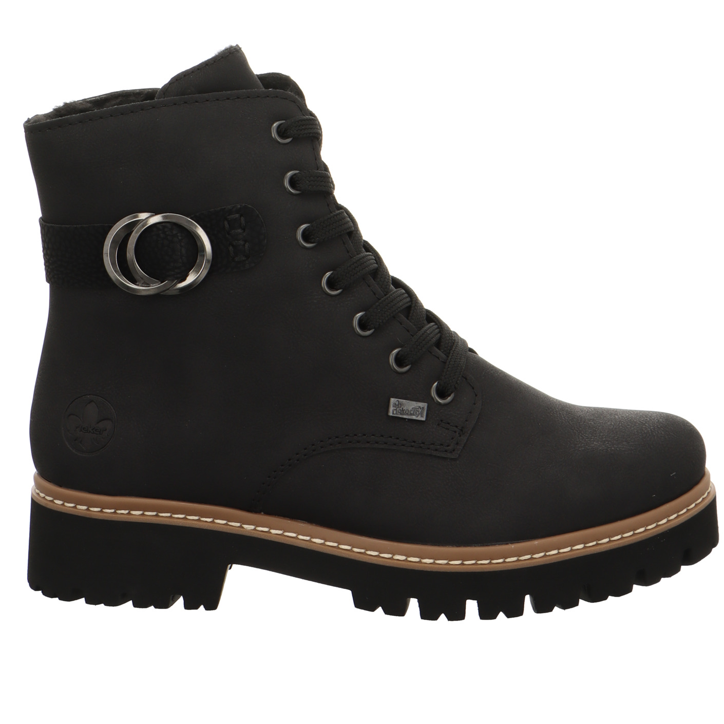 Schnürboots schwarz