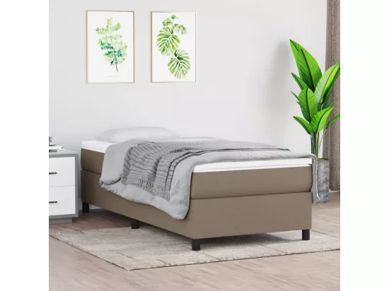Sommier à lattes de lit Taupe 100x200 cm Tissu