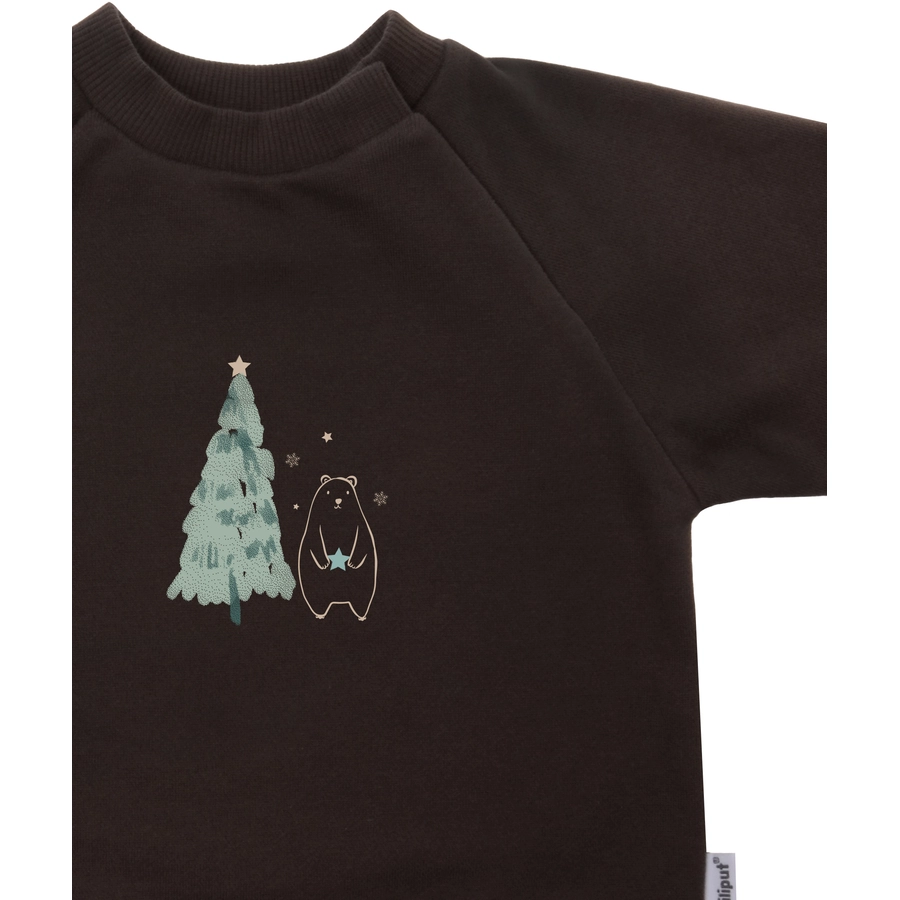 Liliput Sweatshirt 'Tannenbaum' braun