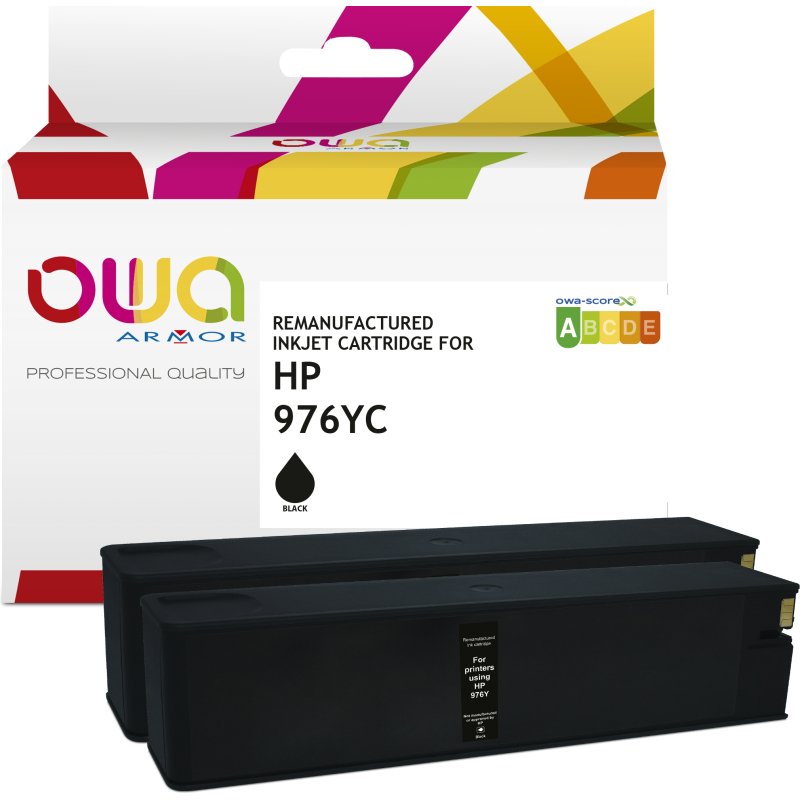 Cartouche d'encre remanufacturée OWA - standard - Noir - pour HP 976YC