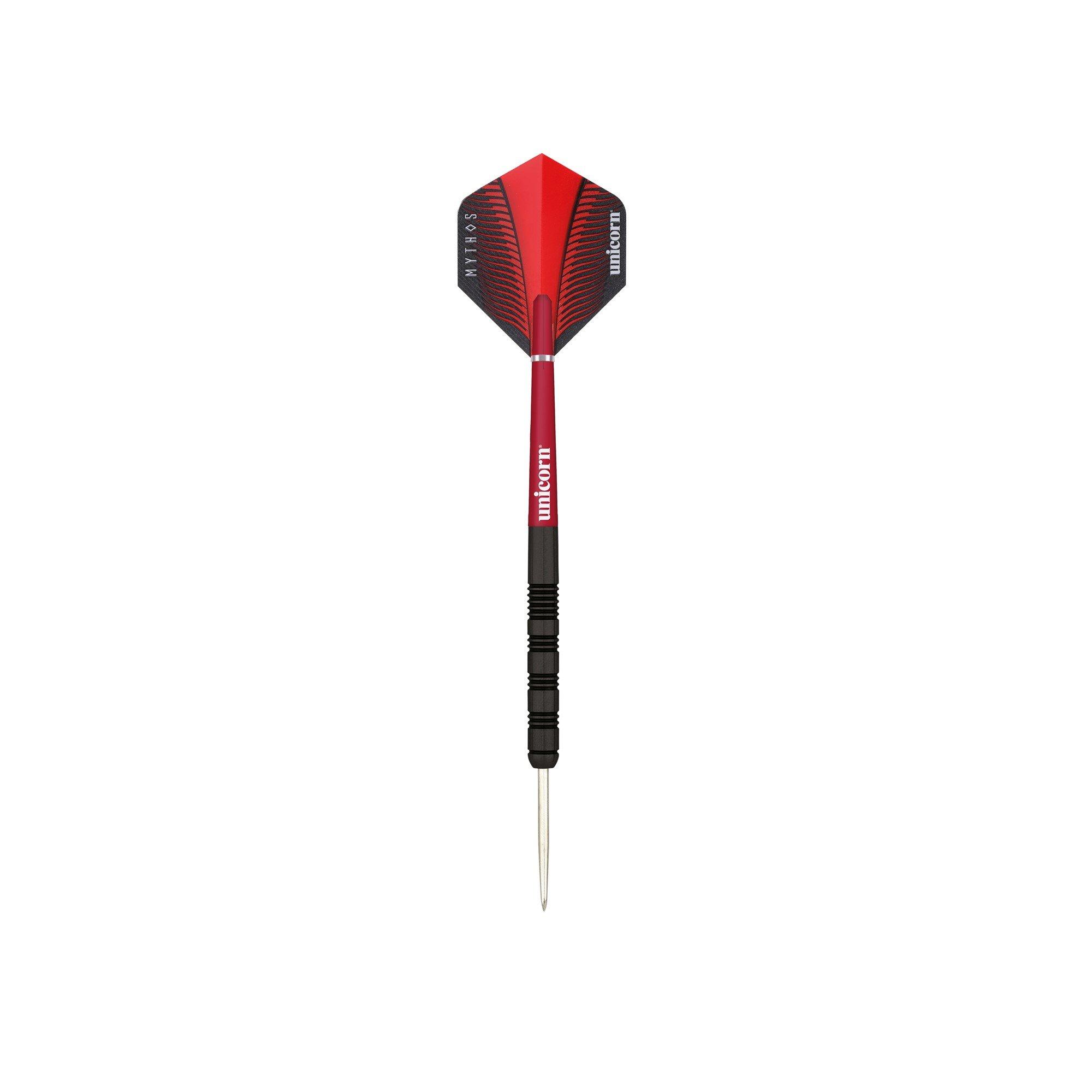 Unicorn Darts Steel Tip Darts Set | Level 4 | James 'The Machine' Wade | Tungsten Barrels with Black and Red Rings