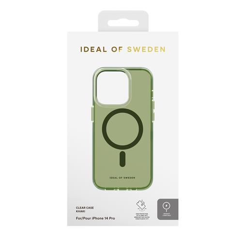 iPhone 14 Pro MagSafe Hardcase Hülle Clear Case Designer (IDCLCMS-I2261P-450) - Khaki (Grün)