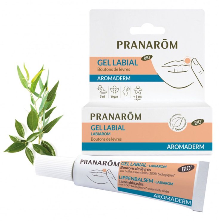Aromaderm Gel Labial Labiarom Boutons De Levres 5ml Aromaderm Pranarôm