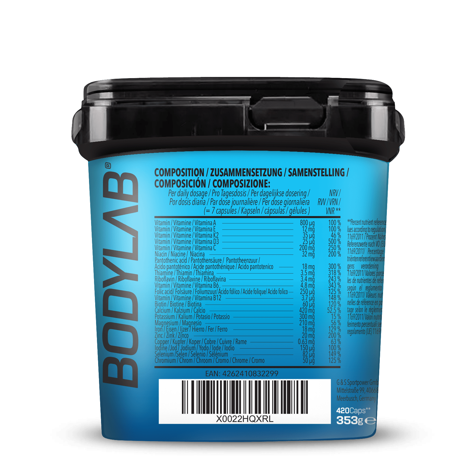 BIG PACK Bodybuilder Stack (420 Kapseln)