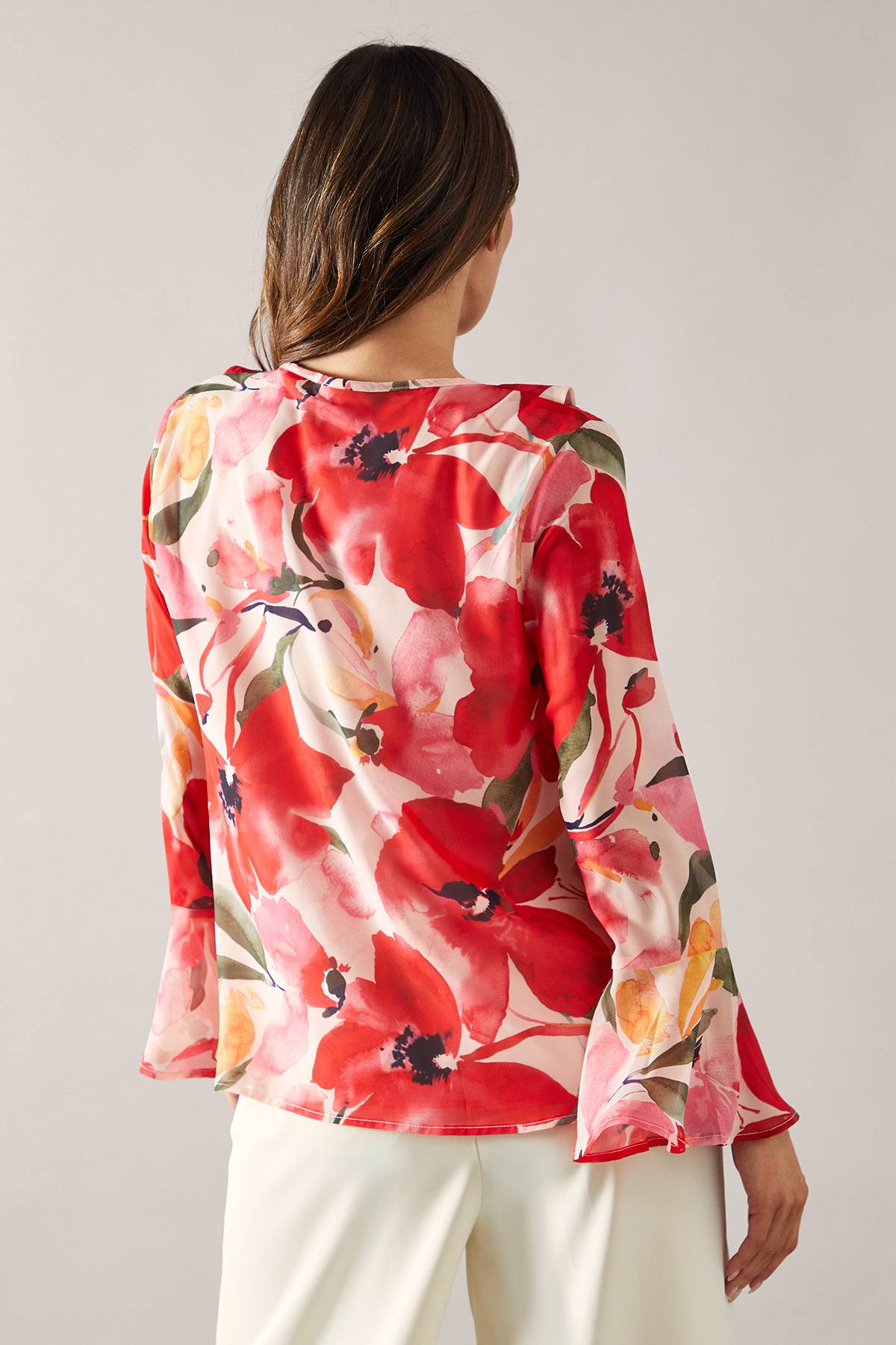 Wallis Chemisier À Imprimé Fleuri Avec Détail À Volants