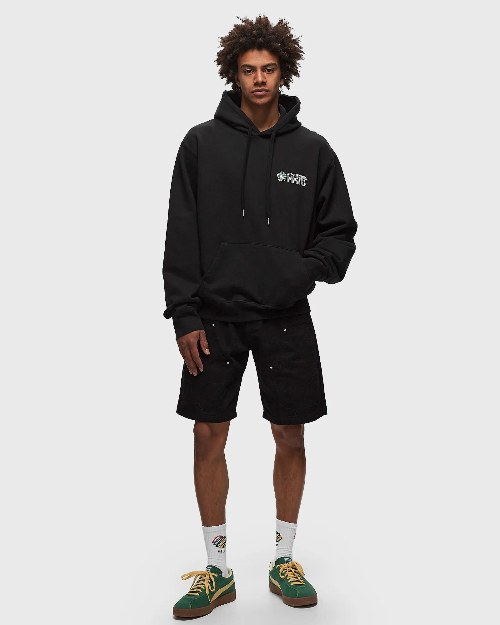 Arte Antwerp Circle Flower Back Front Print Hoodie