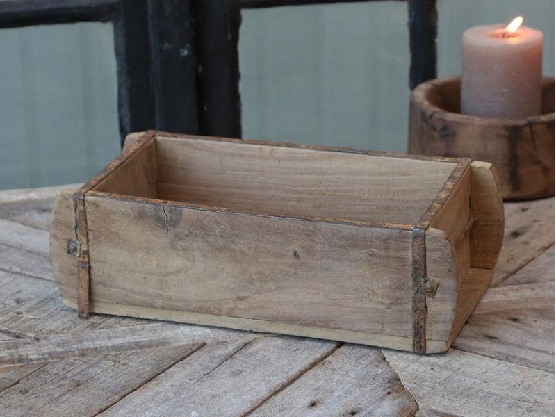 Chic Antique Aufbewahrung alte Backsteinform unika 10 x 30 Dekorative Box