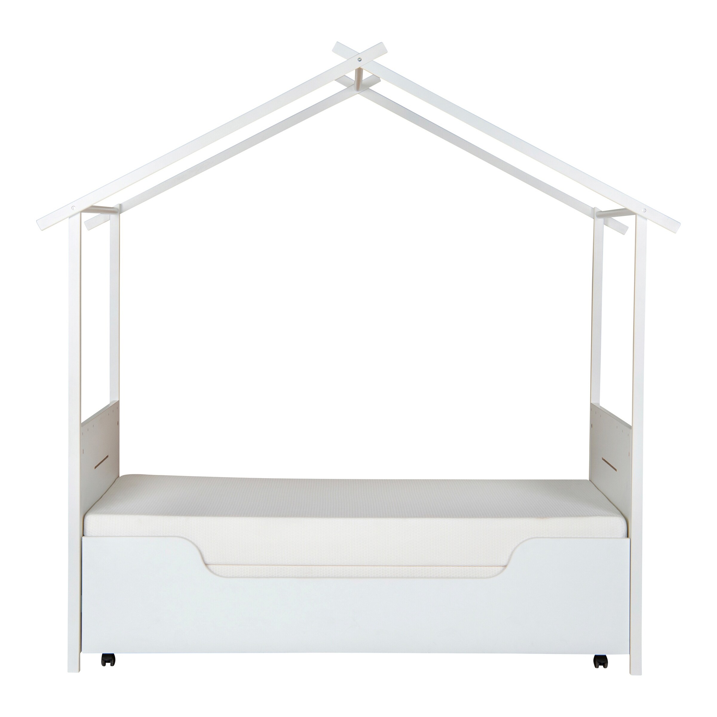 Schardt Beistellbett Nic 60 x 120 cm mit Umbausatz zum Hausbett