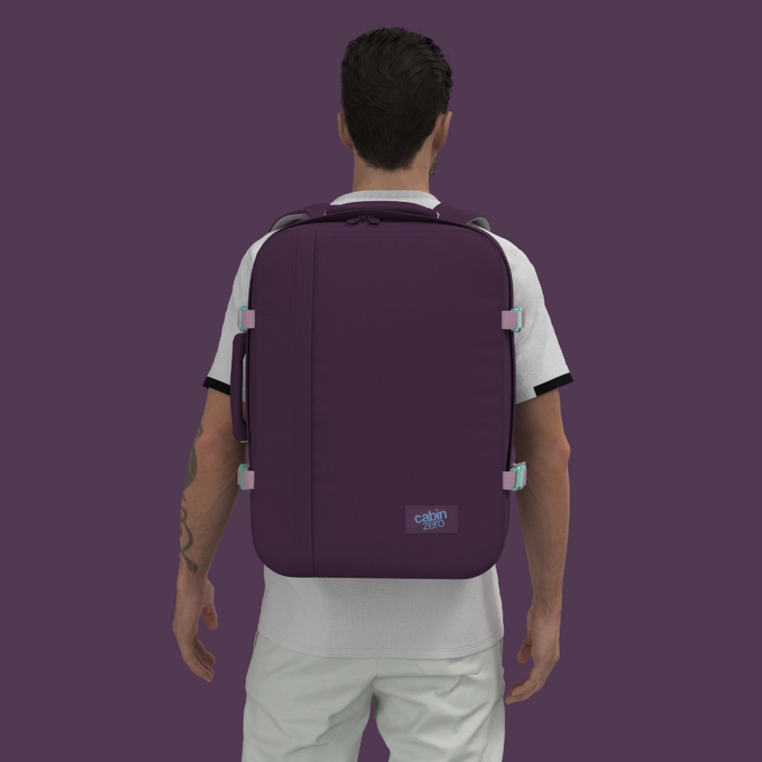 CabinZero Classic 44L Ultra Light Cabin Bag midnight purple