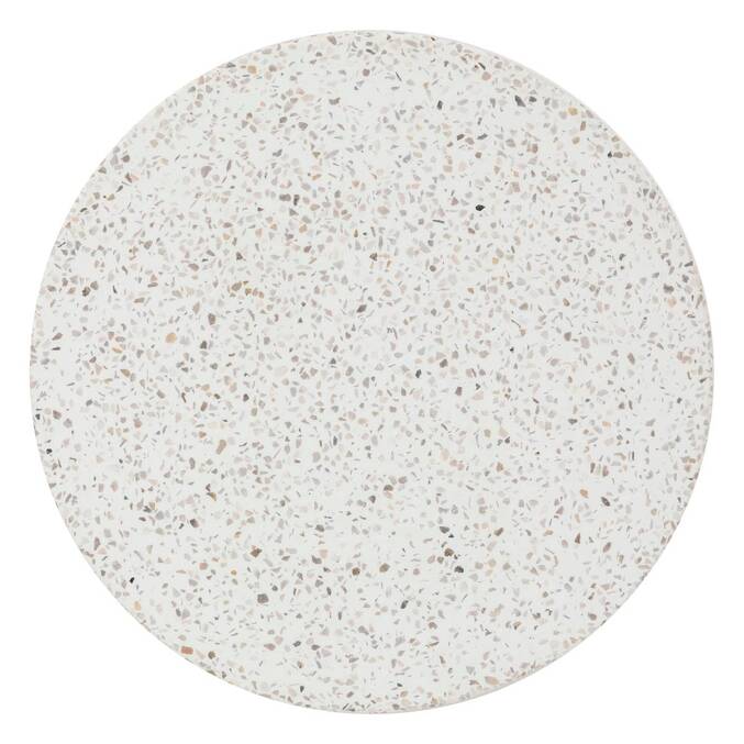 Table d'appoint de jardin ronde TIMANDRA Gris