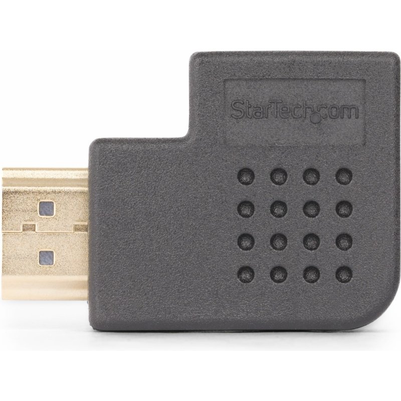 StarTech.com Adaptateur HDMI 2.0 à Angle Droit, Mâle vers Femelle, Économiseur de Port HDMI Horizontal à 90 Degrés, 4K 60Hz, Extension Coudé pour HDMI à Haut Débit, Raccord HDMI 2.0 en Angle Horizontal, M/F