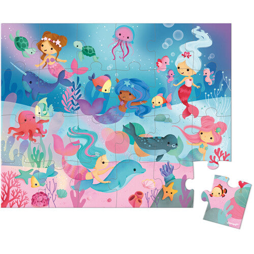 Janod puzzel zeemeerminnen - 24st