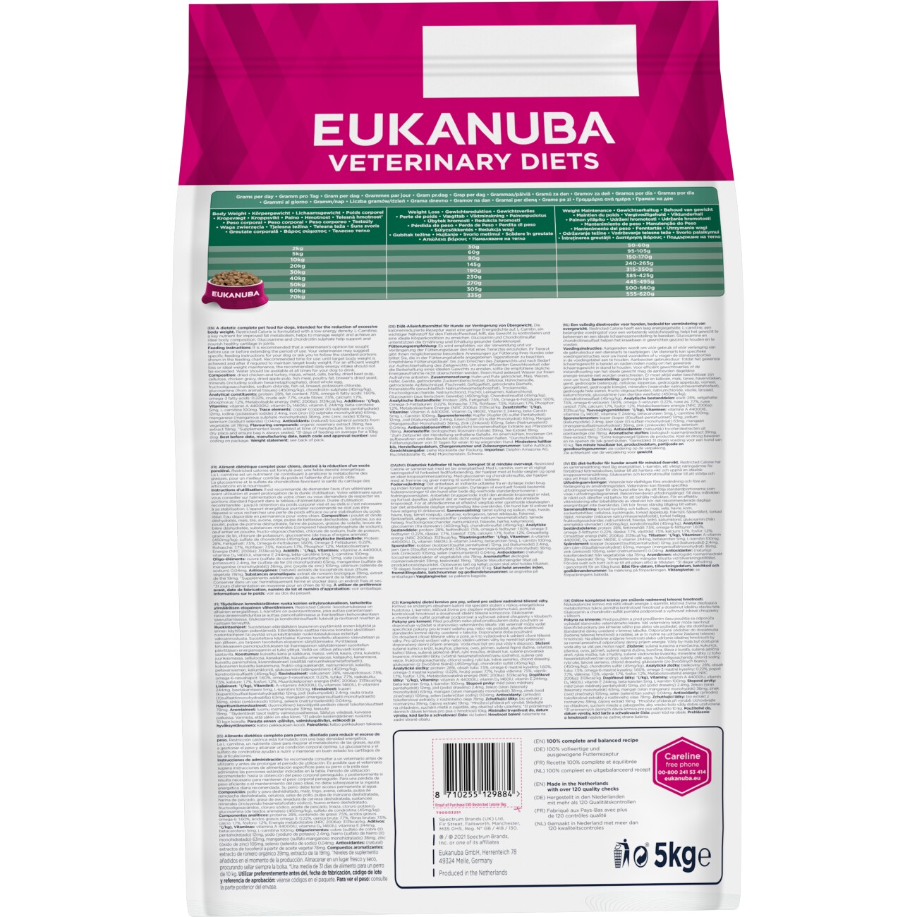 EUKANUBA Veterinary Diet Trockenfutter Hund Restricted Calories Adult 5 kg