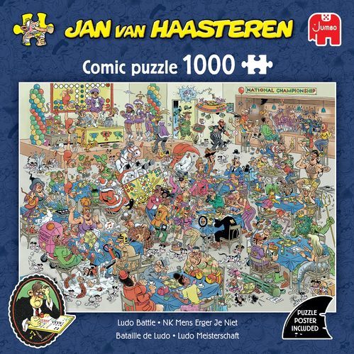 JvH - NK Mens Erger Je Niet - Spel - 1000 Stuks