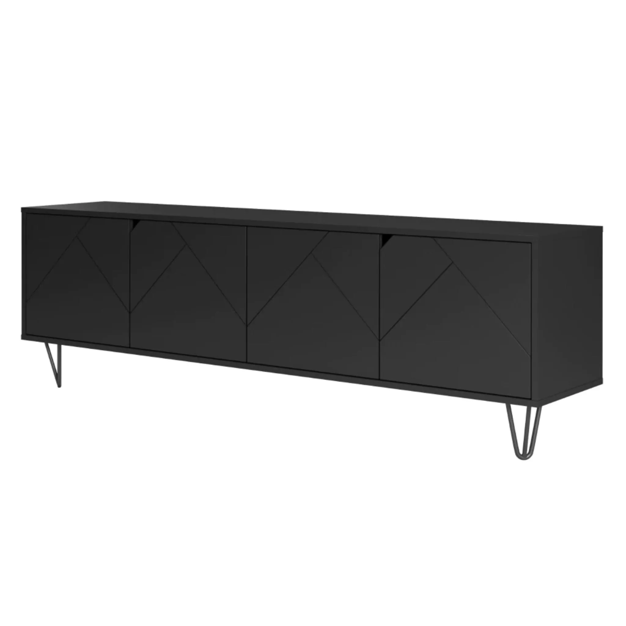 Nexera Meuble Audio-Vidéo Slim - Noir