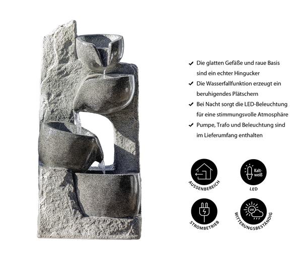 Dehner Polyresin-Gartenbrunnen Circ,