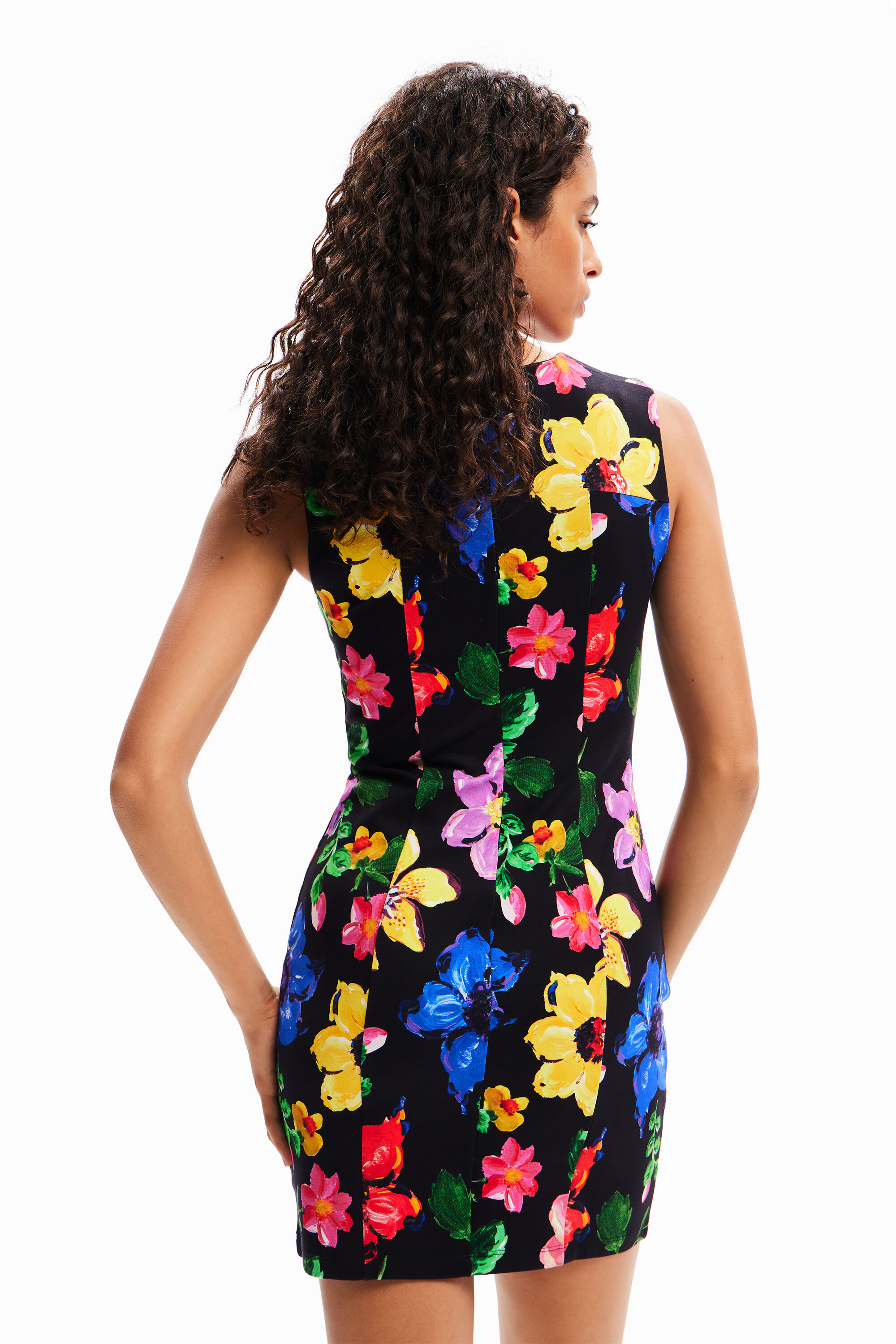 Mini-robe fleurs