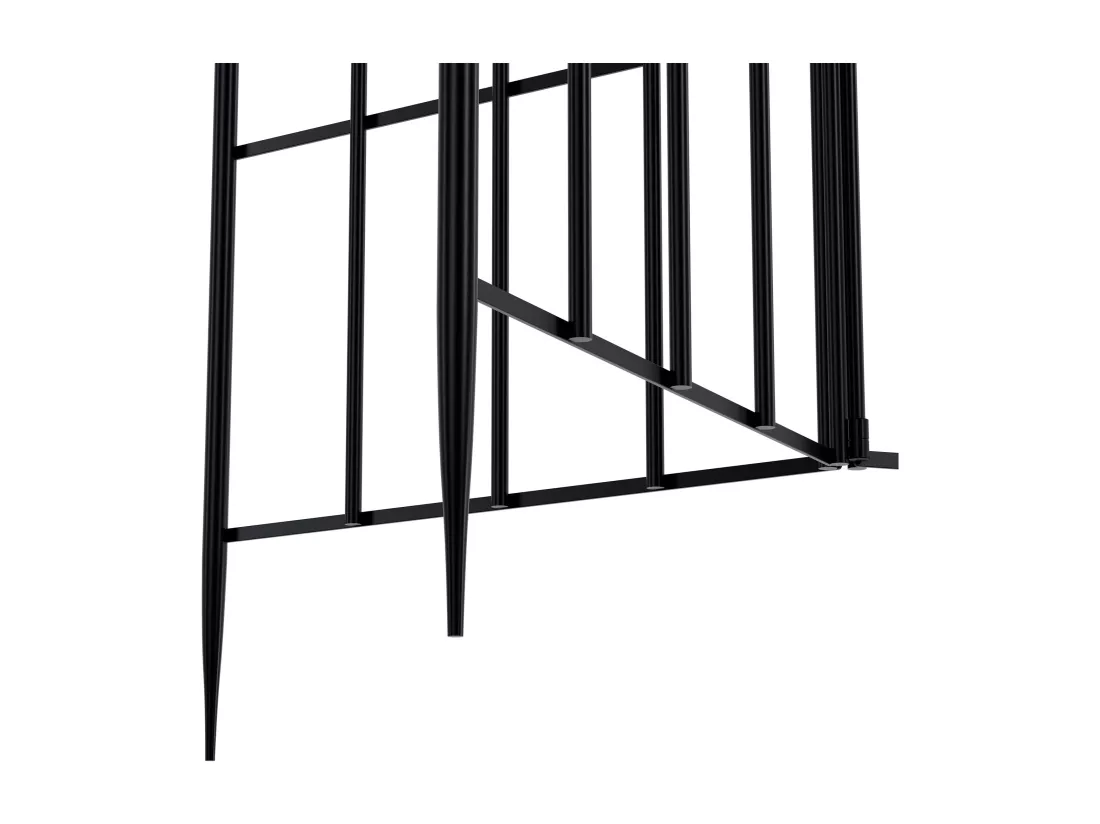 Treillis - Métal - Noir - Flowton