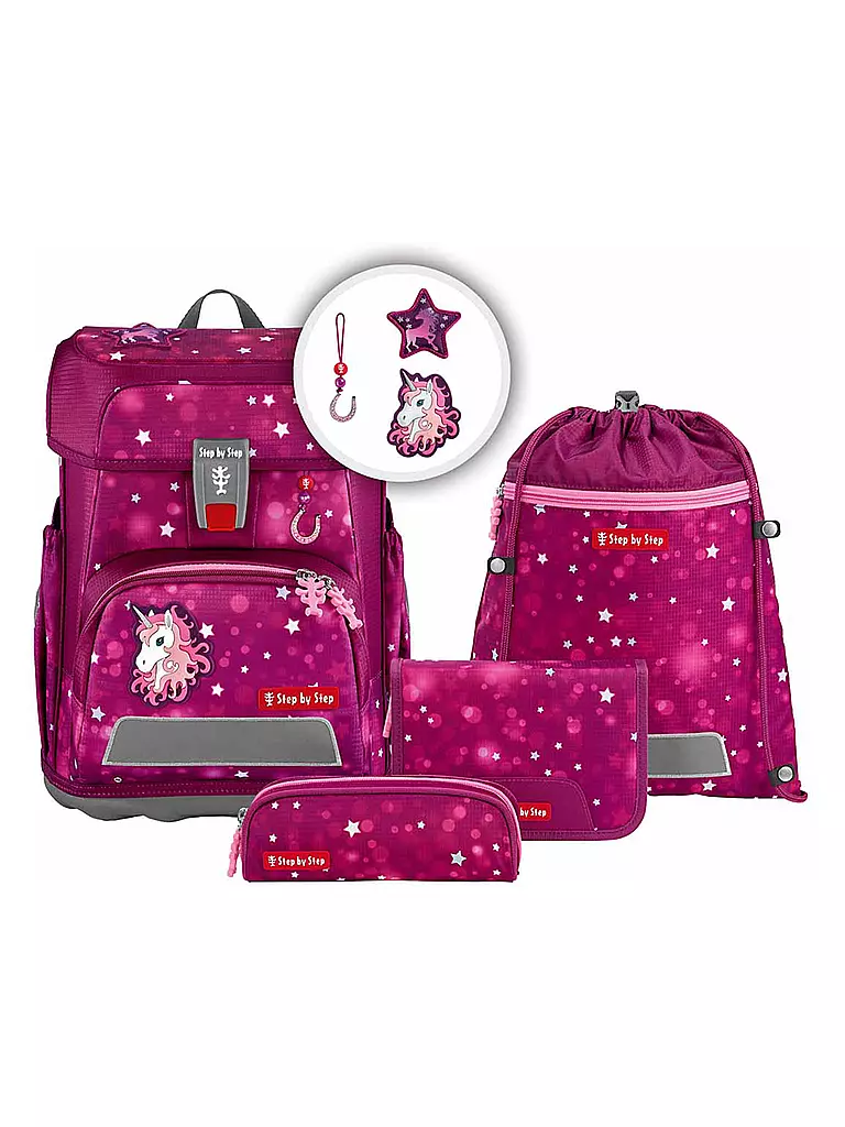 STEP BY STEP Schultaschen Set 5tlg CLOUD Unicorn Nuala  lila