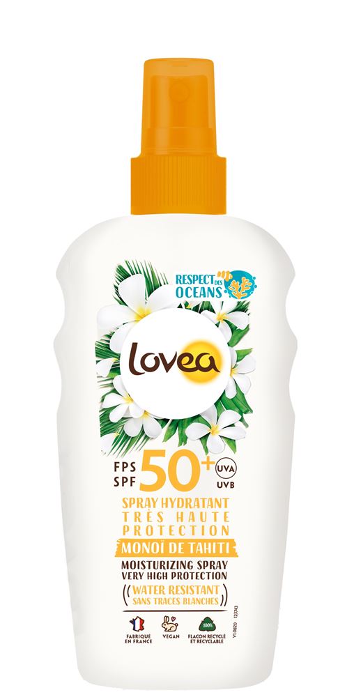 Lovea Spray hydratant Spray SPF50  sehr hoher Schutz Monoï de Tahiti Spr 150 ml