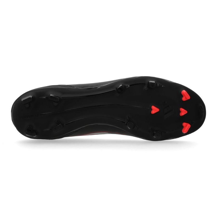 adidas F50 League Mid FG/AG Stealth Victory - Noir/Argenté/Lucid Red