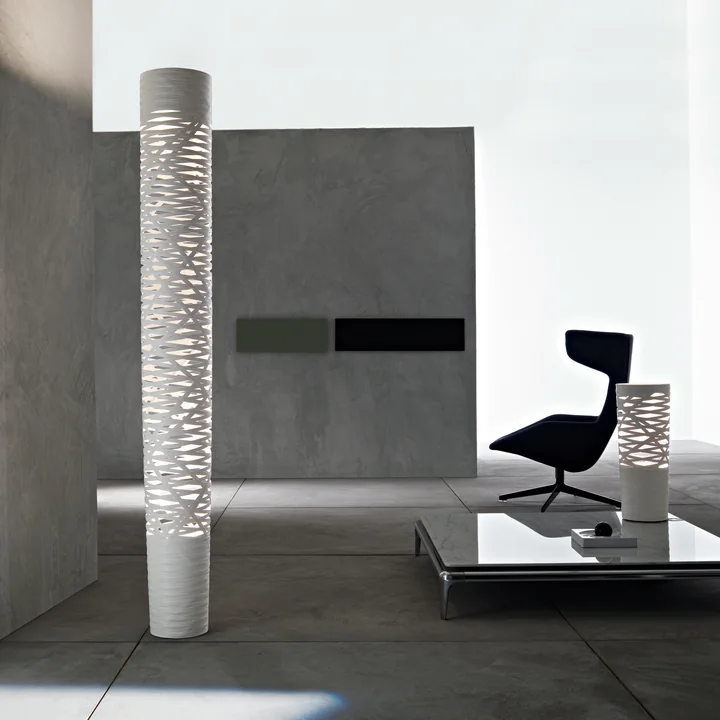 Foscarini - Tress Grande Halogen Stehleuchte, greige