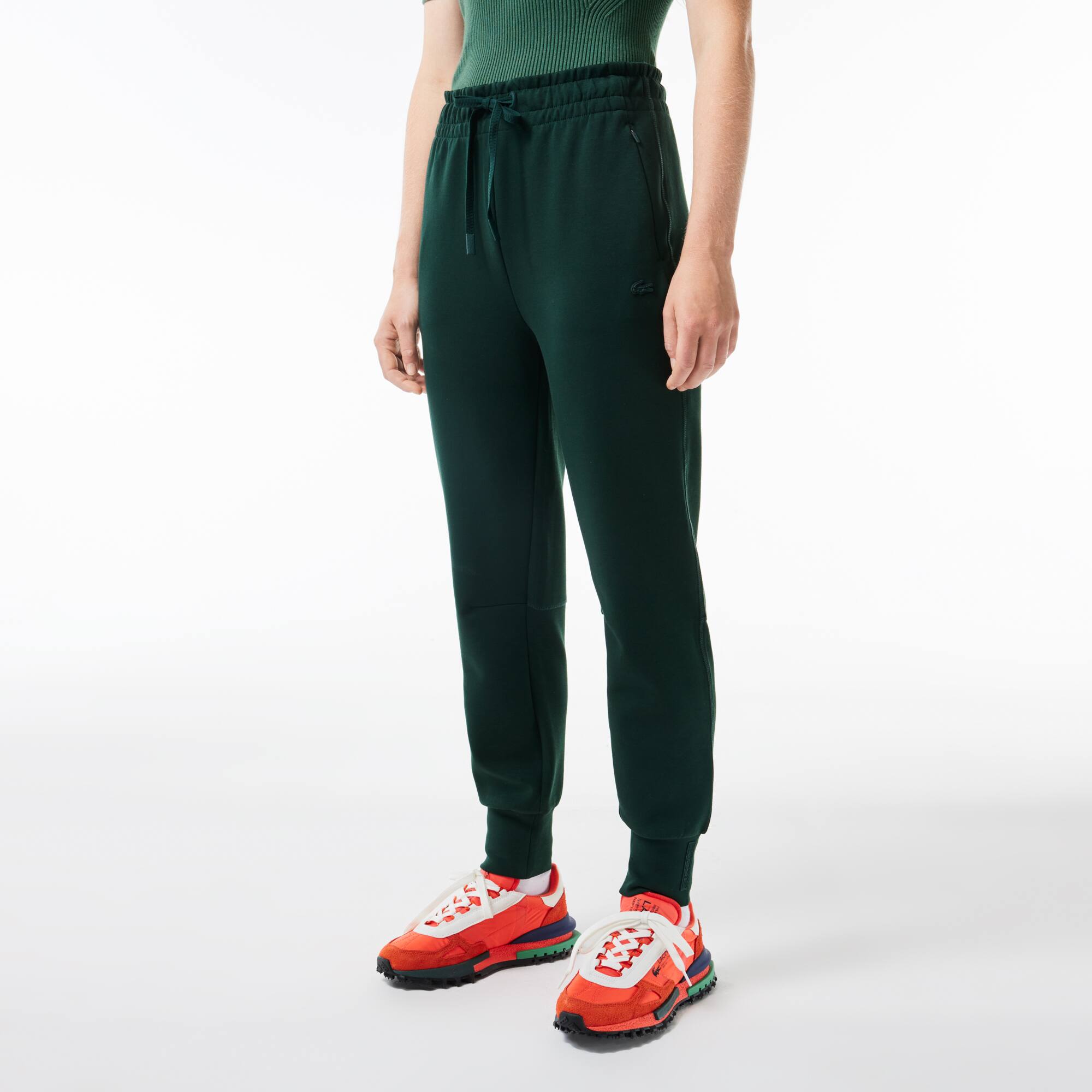 Pantalon de survêtement Jogger femme Lacoste en double-face Pantalons de survêtement - Vert - Lacoste - Femme