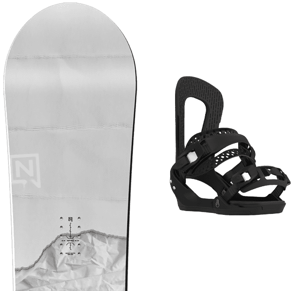 Pack snowboard NITRO PRIME RAW + Fix