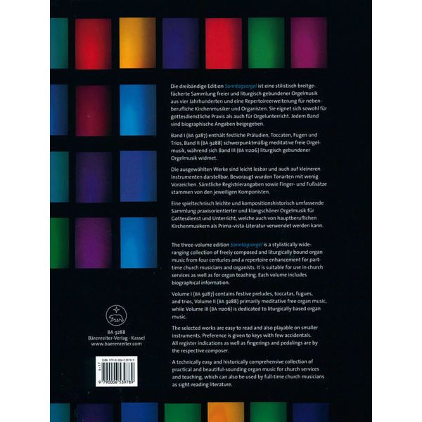Bärenreiter Sonntagsorgel 2