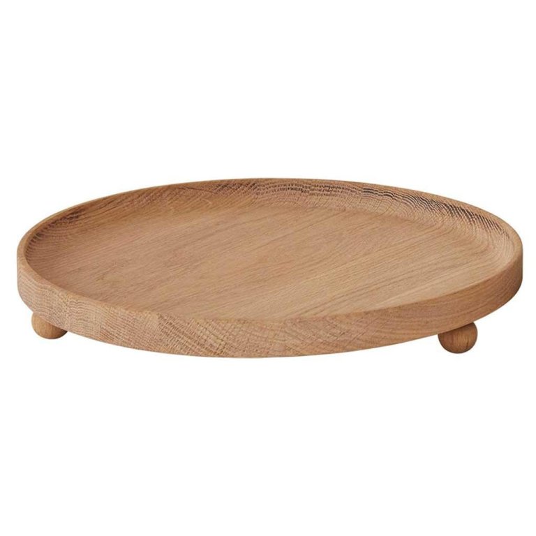 OYOY Inka dienblad Ø30 licht eiken