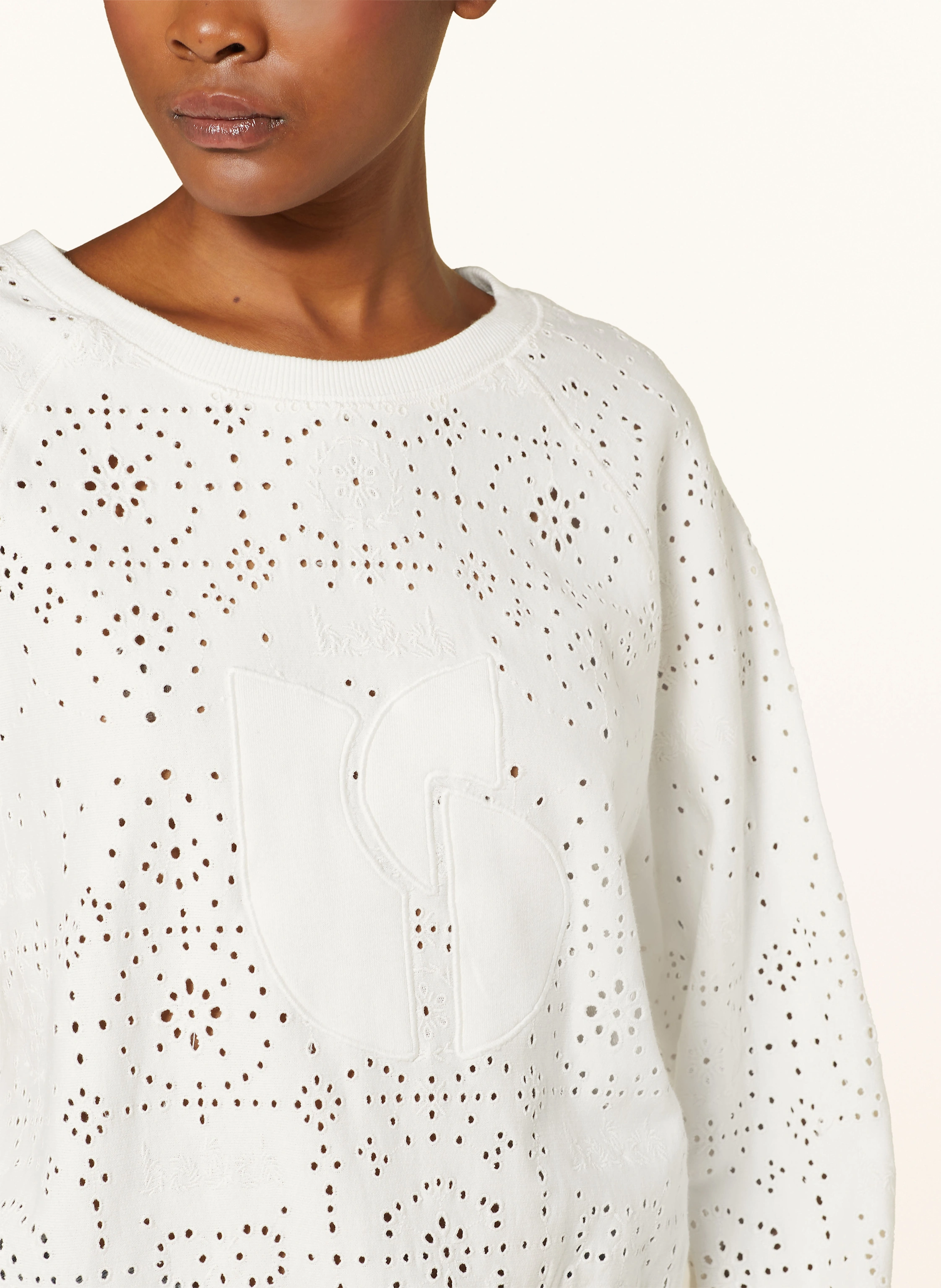 ba&sh Sweatshirt LARSON mit Lochspitze